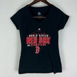 Boston Red Sox 2018 World Series Champions T-shirt Majestic Size Small